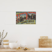 Poster Rapid City, Dakota du Sud - Scènes de grandes lett (Cuisine)