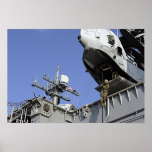 Poster Rapide-cordes d'un soldat