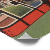 Poster Rapides de cèdre, Iowa - Scènes de grandes lettres (Coin)