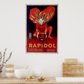 Poster Rapidol, Metal Polonais Publicité espagnole (Cuisine)