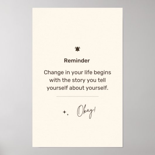 Poster Rappel (Devant)