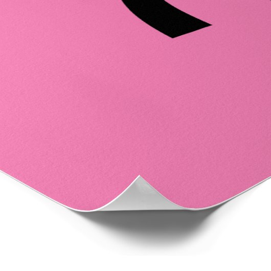 Poster Rappel de formule quadratique (Coin)