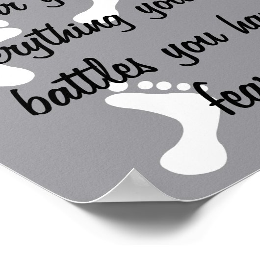 Poster Rappel de l'affiche sans crainte (Coin)