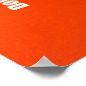 Poster Rappel de message bilingue pour retourner les livr (Coin)