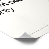 Poster Rappel imprimable auberge pensions bed & breakfast (Coin)