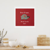 Poster Rappelez aux enfants que Jésus les aime ! (Cuisine)