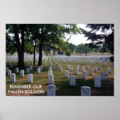 POSTER RAPPELEZ-VOUS DE NOS SOLDATS FALLEN (Devant)