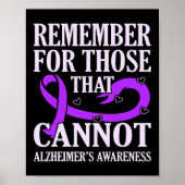 Poster Rappelez-vous pour ceux qui ne peuvent pas être at (Devant)