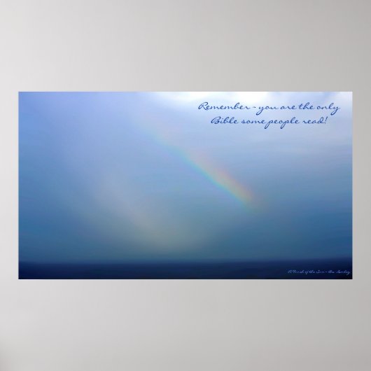 Poster Rappelez-vous ~ Vous êtes la seule Bible que certa (Devant)