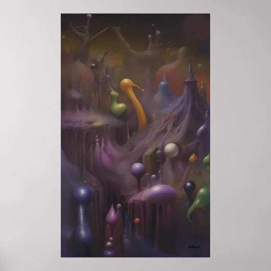 Poster Rapport Blobulaire de Galactic Central (Devant)