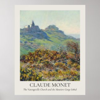 Poster Rapport Claude Monet Vintage Wall Art 11x14