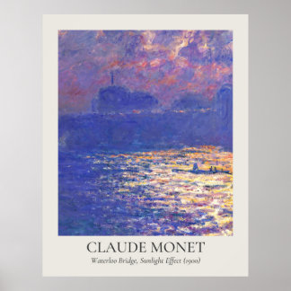 Poster Rapport Claude Monet Vintage Wall Art 11x14