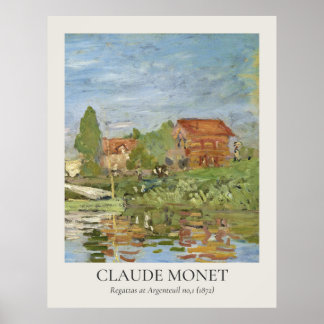 Poster Rapport Claude Monet Vintage Wall Art 11x14
