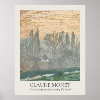 Poster Rapport Claude Monet Vintage Wall Art 11x14