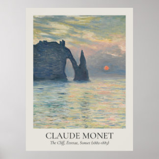 Poster Rapport Claude Monet Vintage Wall Art 3x4