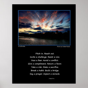 Poster Rapprocher...affiche de motivation