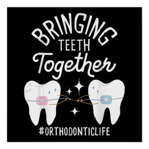 Poster Rapprocher les dents - Orthodontiste