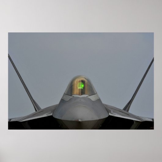 Poster Rapteur F-22 (Devant)