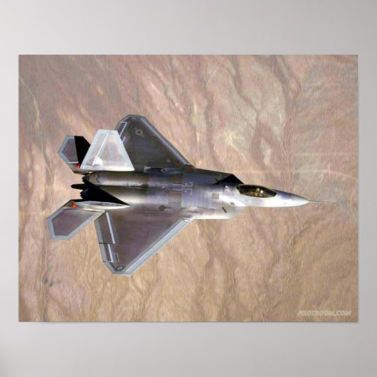 Poster Rapteur F-22 (Devant)