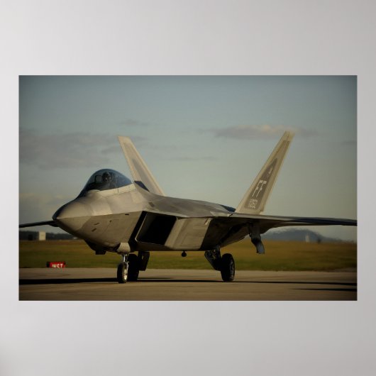 Poster Rapteur F-22 (Devant)