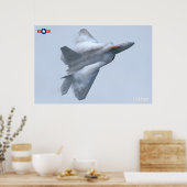 POSTER RAPTEUR F-22A (Cuisine)