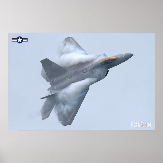 POSTER RAPTEUR F-22A (Devant)