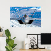 POSTER RAPTEUR F-22A (Bureau à domicile)