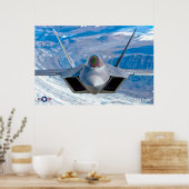 POSTER RAPTEUR F-22A (Cuisine)