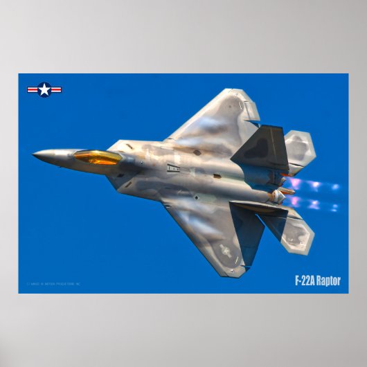 POSTER RAPTEUR F-22A (Devant)