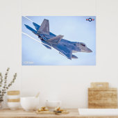 POSTER RAPTEUR F-22A (Cuisine)