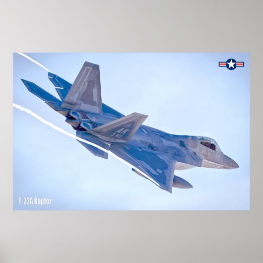 POSTER RAPTEUR F-22A (Devant)