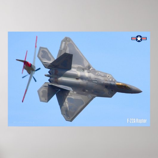 POSTER RAPTEUR F-22A (Devant)