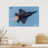 POSTER RAPTEUR F-22A (Cuisine)