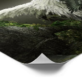 Poster Raptor avec plumes (Coin)