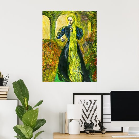 Poster Rapunzel (Bureau à domicile)