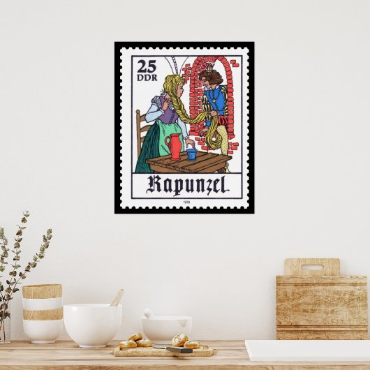 Poster Rapunzel 25 DDR 1978 (Cuisine)