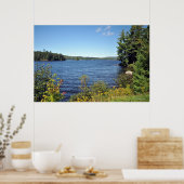 Poster Raquette Lank in the Adirondack print 08 229 (Cuisine)