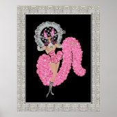 Poster Rare Erte Design "Mimi" (Devant)