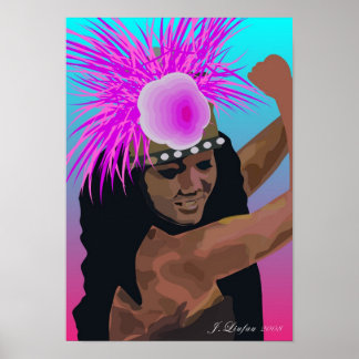 Poster Rarotonga Tamure