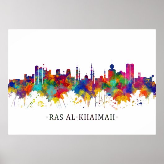 Poster Ras Al-Khaimah UAE (Devant)