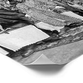 Poster Ras Tafari avec un Pourcentage éthiopien (Coin)