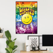 Poster Rasé et confus (Bureau à domicile)