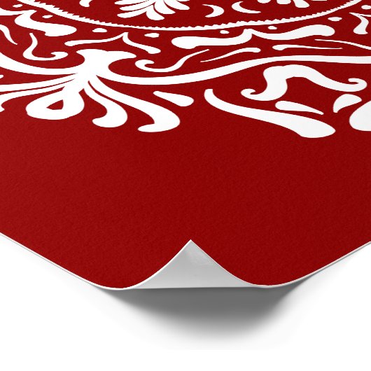 Poster Raspberry Mandala (Coin)