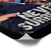 Poster Rassemblement de la chemise de tir 2024 - Ne jamai (Coin)