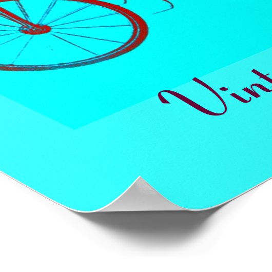 Poster Rassemblement de voitures anciennes, urquase bleue (Coin)