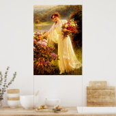 Poster Rassembler les fleurs (Cuisine)