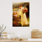 Poster Rassembler les fleurs (Cuisine)