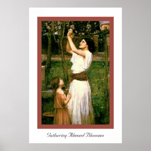 Poster Rassembler les fleurs d'amandes (Devant)