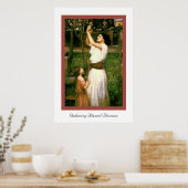 Poster Rassembler les fleurs d'amandes (Cuisine)