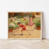 Poster Rassembler les fleurs | Victor Gabriel Gilbert